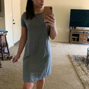 Grey Shirt Dress